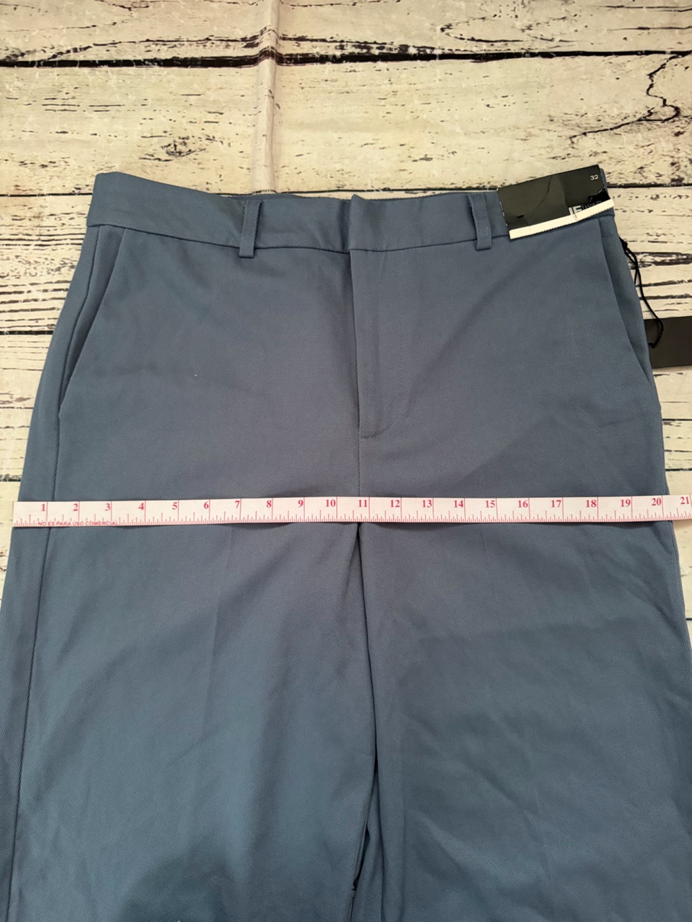 J. Ferrar × Jason Bolden Pant Men's 32x32 Blue Stonewash Dress Work - Picture 4 of 8
